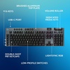 image:imageLogitech G915 X Lightspeed TKL LowProfile Wireless Gaming Keyboard DoubleShot PBT Keycaps Fully Programmable Keys RGB Backlighting Sleek Aluminum Finishing GL Brown Tactile  PCMac  BlackBlack