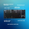 image:imageLogitech G915 X Lightspeed TKL LowProfile Wireless Gaming Keyboard DoubleShot PBT Keycaps Fully Programmable Keys RGB Backlighting Sleek Aluminum Finishing GL Brown Tactile  PCMac  BlackBlack