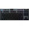 image:imageLogitech G915 X Lightspeed TKL LowProfile Wireless Gaming Keyboard DoubleShot PBT Keycaps Fully Programmable Keys RGB Backlighting Sleek Aluminum Finishing GL Brown Tactile  PCMac  BlackBlack