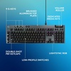 image:imageLogitech G915 X Lightspeed TKL LowProfile Wireless Gaming Keyboard DoubleShot PBT Keycaps Fully Programmable Keys RGB Backlighting Sleek Aluminum Finishing GL Brown Tactile  PCMac  BlackBlack