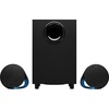 image:imageLogitech G560 PC Gaming Speaker System with 71 DTSX Ultra Surround Sound Game Based LIGHTSYNC RGB Two Speakers and Subwoofer Bluetooth USB Immersive Gaming Experience  BlackSpeakers