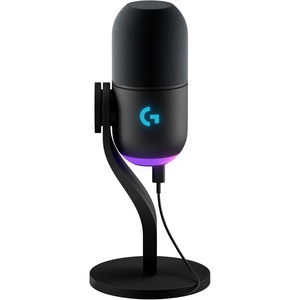 image:imageLogitech G Yeti GX Dynamic RGB Gaming Microphone with LIGHTSYNC USB Mic for Streaming Supercardioid USB Plug and Play for PCMac  BlackBlack