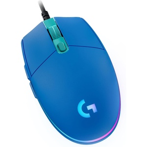 image:imageLogitech G203 Wired Gaming Mouse 8000 DPI Rainbow Optical Effect LIGHTSYNC RGB 6 Programmable Buttons OnBoard Memory Screen Mapping PCMac Computer and Laptop Compatible  LilacBlue