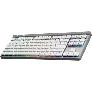 image:imageLogitech G515 Wireless Gaming Keyboard TKL Low Profile Kamisato Ayaka Special Edition LIGHTSYNC RGB Thin Tenkeyless Design DoubleShot PBT Keycaps Tactile Brown Mechanical SwitchesWhite