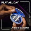 image:imageLogitech G FITS True Wireless Gaming Earbuds Custom Molded Fit Lightspeed  Bluetooth Four Beamforming Microphones PC Mac PS5 PS4 Mobile Nintendo Switch  WhiteWhite