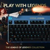 image:imageLogitech G PRO Mechanical Gaming Keyboard  UltraPortable Tenkeyless Design Detachable USB Cable LIGHTSYNC RGB Backlit Keys Official League of Legends Edition