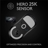 image:imageLogitech G PRO X Superlight Wireless Gaming Mouse UltraLightweight Hero 25K Sensor 25600 DPI 5 Programmable Buttons Long Battery Life Compatible with PCMac  BlackBlack