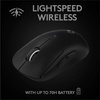 image:imageLogitech G PRO X Superlight Wireless Gaming Mouse UltraLightweight Hero 25K Sensor 25600 DPI 5 Programmable Buttons Long Battery Life Compatible with PCMac  BlackBlack