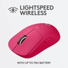 image:imageLogitech G PRO X Superlight Wireless Gaming Mouse UltraLightweight Hero 25K Sensor 25600 DPI 5 Programmable Buttons Long Battery Life Compatible with PCMac  Magenta