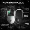 image:imageLogitech G PRO X2 SUPERSTRIKE Wireless Gaming Mouse Customizable Rapid Trigger Magnetic Analog Switches Adjustable Click Haptics 61g Ultra Lightweight USBC lt8K Polling for PCMac  BlackWhite
