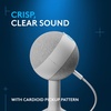image:imageLogitech G Yeti Orb Condenser RGB Gaming Microphone with LIGHTSYNC USB Mic for Streaming Cardioid USB Plug and Play for PCMac  BlackOff White