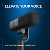 image:imageLogitech G Yeti Studio Active Dynamic XLR Broadcast Microphone for Gaming ClearAmp Active Preamp DualDiaphragm Capsule Internal Shockmount  BlackBlack