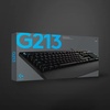 image:imageLogitech G213 Prodigy Gaming Keyboard  Wired RGB Backlit Keyboard with MechDome Keys Palm Rest Adjustable Feet Media Controls USB Compatible with Windows  BlackKeyboard