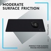 image:imageLogitech G240 Cloth Gaming Mouse Pad Optimized for Sensors Moderate Surface Friction NonSlip Mouse Mat Mac and PC Accessories 340 x 280 x 1 mm BlackBlack