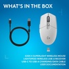image:imageLogitech G305 X SUPERLIGHT Wireless Gaming Mouse Lightweight 59g HERO 44K Sensor RGB lighting LIGHTSPEED and Bluetooth 130 Hr Battery Life 6 Programmable Buttons Compatible with PCMac  WhiteWhite