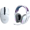 image:imageLogitech G305 X SUPERLIGHT Wireless Gaming Mouse Lightweight 59g HERO 44K Sensor RGB lighting LIGHTSPEED and Bluetooth 130 Hr Battery Life 6 Programmable Buttons Compatible with PCMac  WhiteWhite