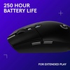 image:imageLogitech G305 X SUPERLIGHT Wireless Gaming Mouse Lightweight 59g HERO 44K Sensor RGB lighting LIGHTSPEED and Bluetooth 130 Hr Battery Life 6 Programmable Buttons Compatible with PCMac  WhiteBlack