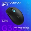 image:imageLogitech G305 X SUPERLIGHT Wireless Gaming Mouse Lightweight 59g HERO 44K Sensor RGB lighting LIGHTSPEED and Bluetooth 130 Hr Battery Life 6 Programmable Buttons Compatible with PCMac  WhiteBlack