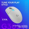 image:imageLogitech G305 X SUPERLIGHT Wireless Gaming Mouse Lightweight 59g HERO 44K Sensor RGB lighting LIGHTSPEED and Bluetooth 130 Hr Battery Life 6 Programmable Buttons Compatible with PCMac  WhiteWhite