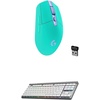 image:imageLogitech G305 X SUPERLIGHT Wireless Gaming Mouse Lightweight 59g HERO 44K Sensor RGB lighting LIGHTSPEED and Bluetooth 130 Hr Battery Life 6 Programmable Buttons Compatible with PCMac  WhiteMint