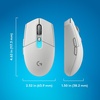 image:imageLogitech G305 X SUPERLIGHT Wireless Gaming Mouse Lightweight 59g HERO 44K Sensor RGB lighting LIGHTSPEED and Bluetooth 130 Hr Battery Life 6 Programmable Buttons Compatible with PCMac  WhiteWhite