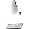 image:imageLogitech G305 X SUPERLIGHT Wireless Gaming Mouse Lightweight 59g HERO 44K Sensor RGB lighting LIGHTSPEED and Bluetooth 130 Hr Battery Life 6 Programmable Buttons Compatible with PCMac  WhiteWhite