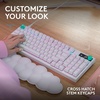 image:imageLogitech G316 X 98 Gaming Keyboard 8 kHz Report Rate HotSwappable Linear Switches Gasket Structure LED Dot Matrix Display amp Dial Double Shot PBT Keycaps USBC RGB LIGHTSYNC for PC  WhiteWhite