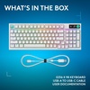 image:imageLogitech G316 X 98 Gaming Keyboard 8 kHz Report Rate HotSwappable Linear Switches Gasket Structure LED Dot Matrix Display amp Dial Double Shot PBT Keycaps USBC RGB LIGHTSYNC for PC  WhiteWhite