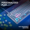 image:imageLogitech G316 X 98 Gaming Keyboard 8 kHz Report Rate HotSwappable Linear Switches Gasket Structure LED Dot Matrix Display amp Dial Double Shot PBT Keycaps USBC RGB LIGHTSYNC for PC  WhiteWhite