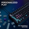 image:imageLogitech G316 X 98 Gaming Keyboard 8 kHz Report Rate HotSwappable Linear Switches Gasket Structure LED Dot Matrix Display amp Dial Double Shot PBT Keycaps USBC RGB LIGHTSYNC for PC  WhiteBlack