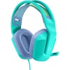 image:imageLogitech G335 Wired Gaming Headset with Flip to Mute Microphone 35mm Audio Jack Memory Foam Earpads Lightweight  MintOne Size