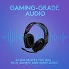 image:imageLogitech G335 Wired Gaming Headset with Flip to Mute Microphone 35mm Audio Jack Memory Foam Earpads Lightweight Compatible with PC PlayStation Xbox Nintendo SwitchSwitch 2  BlackBlack