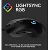 image:imageLogitech G403 Hero 25K Gaming Mouse Lightsync RGB Lightweight 87G10G Optional Braided Cable 25 600 DPI Rubber Side Grips BlackG403 Hero