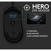 image:imageLogitech G403 Hero 25K Gaming Mouse Lightsync RGB Lightweight 87G10G Optional Braided Cable 25 600 DPI Rubber Side Grips BlackG403 Hero