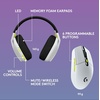 image:imageLogitech G435 Lightspeed amp Bluetooth Wireless Gaming Headset  Lightweight OverEar Headphones Builtin mics 18h Battery Dolby Atmos PC PS4 PS5 Nintendo SwitchSwitch 2 Mobile  BlackWhite