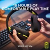 image:imageLogitech G435 Lightspeed amp Bluetooth Wireless Gaming Headset  Lightweight OverEar Headphones Builtin mics 18h Battery Dolby Atmos PC PS4 PS5 Nintendo SwitchSwitch 2 Mobile  BlackBlack