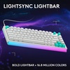image:imageLogitech G512 X 98 Dual SWAP HotSwappable TMR AnalogMechanical Gaming Keyboard Linear 8K Polling Rate Custom Actuation 0140 mm Rapid Trigger LIGHTSYNC RGB Wired PC Mac  WhiteWhite