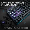 image:imageLogitech G512 X 98 Dual SWAP HotSwappable TMR AnalogMechanical Gaming Keyboard Linear 8K Polling Rate Custom Actuation 0140 mm Rapid Trigger LIGHTSYNC RGB Wired PC Mac  WhiteBlack
