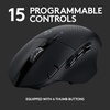 image:imageLogitech G604 Lightspeed Wireless Gaming Mouse with 15 programmable Controls up to 240 Hour Battery Life Dual Wireless connectivity Modes HyperFast Scroll Wheel  BlackMouse Only