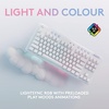 image:imageLogitech G715 Wireless Mechanical Gaming Keyboard with LIGHTSYNC RGB Lightspeed Linear Switches GX Red and Keyboard Palm Rest PCMac Compatible  White MistWireless