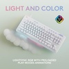 image:imageLogitech G715 Wireless Mechanical Gaming Keyboard with LIGHTSYNC RGB Lightspeed Linear Switches GX Red and Keyboard Palm Rest PCMac Compatible  White MistWired