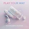 image:imageLogitech G735 Wireless Gaming Headset Customizable LIGHTSYNC RGB Lighting Bluetooth 35 MM Aux Compatible with PC Mobile Devices Detachable Mic  White MistHeadset