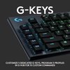 image:imageLogitech G815 LIGHTSYNC RGB Mechanical Gaming Keyboard with Low Profile GL Tactile Key Switch 5 programmable GKeysUSB Passthrough Dedicated Media Control Black and White colorwaysBlack