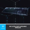 image:imageLogitech G815 LIGHTSYNC RGB Mechanical Gaming Keyboard with Low Profile GL Tactile Key Switch 5 programmable GKeysUSB Passthrough Dedicated Media Control Black and White colorwaysBlack