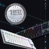 image:imageLogitech G815 LIGHTSYNC RGB Mechanical Gaming Keyboard with Low Profile GL Tactile Key Switch 5 programmable GKeysUSB Passthrough Dedicated Media Control Black and White colorwaysBlack