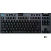 image:imageLogitech G815 LIGHTSYNC RGB Mechanical Gaming Keyboard with Low Profile GL Tactile Key Switch 5 programmable GKeysUSB Passthrough Dedicated Media Control Black and White colorwaysBlack