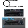 image:imageLogitech G815 LIGHTSYNC RGB Mechanical Gaming Keyboard with Low Profile GL Tactile Key Switch 5 programmable GKeysUSB Passthrough Dedicated Media Control Black and White colorwaysBlack