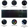 image:imageLogitech G815 LIGHTSYNC RGB Mechanical Gaming Keyboard with Low Profile GL Tactile Key Switch 5 programmable GKeysUSB Passthrough Dedicated Media Control Black and White colorwaysBlack