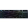 image:imageLogitech G815 LIGHTSYNC RGB Mechanical Gaming Keyboard with Low Profile GL Tactile Key Switch 5 programmable GKeysUSB Passthrough Dedicated Media Control Black and White colorwaysBlack