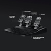 image:imageLogitech G920 Driving Force Racing Wheel and Floor Pedals Real Force Feedback Stainless Steel Paddle Shifters Leather Steering Wheel Cover for Xbox Series XS Xbox One PC Mac  BlackWheel Kit  Black